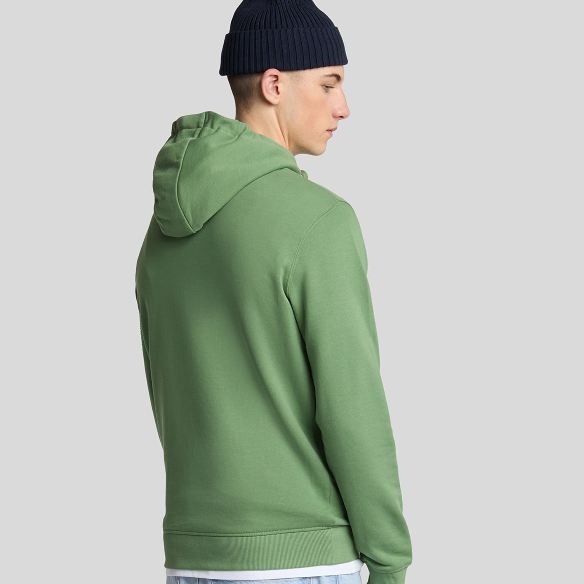 Lyle & Scott Pullover Mens Hoodie Smoke Green